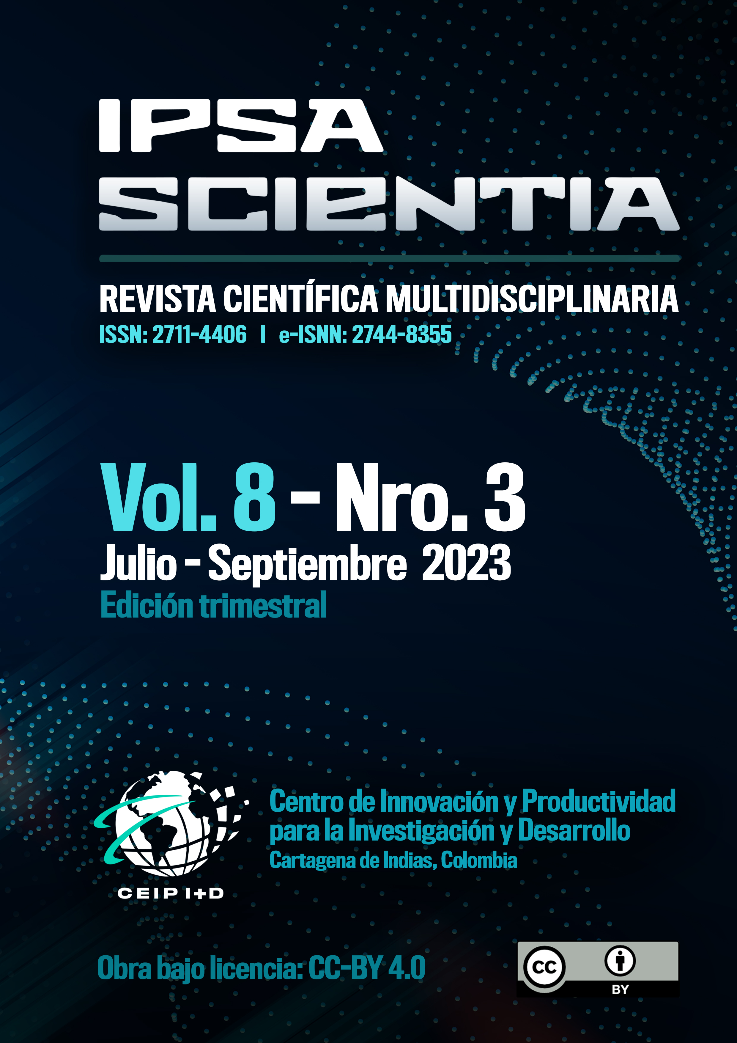 					Ver Vol. 8 Núm. 3 (2023): IPSA Scientia, revista científica multidisciplinaria
				